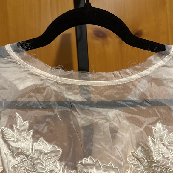 Free People Floral Lace Trim Bodysuit NEW - Picture 9 of 11